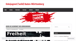 Desktop Screenshot of linksjugend-solid-bw.de