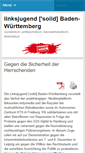 Mobile Screenshot of linksjugend-solid-bw.de
